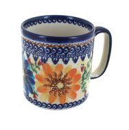 Polish Pottery Autumn Burst Coffee Mug