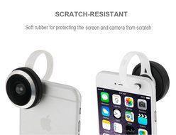3 In 1 Universal Phone Camera Lens Kit with 0.4X Super Wide Angle Lens, 180 Degree Fish Eye Lens and 10X Macro... N10