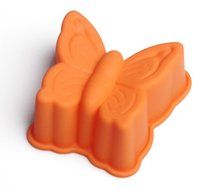 Silicone Butterfly-Shaped Cake Mold Orange
