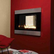 Loft Series See-Through DV Fireplace 36 with Black Surround, LP