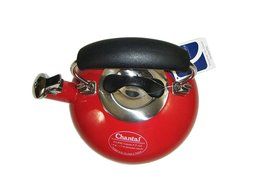 Chantal Eclipse Enamel on Steel Teakettle - 1.8 quart - Red