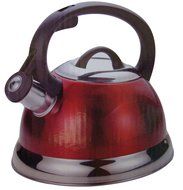 Whistling Tea Kettle in Shiny Metallic Teal- 2.5qt.
