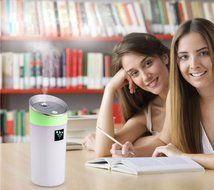 Touchshop Mini USB Cool Mist Humidifier 300ml Ultrasonic Anion Air Diffuser with Adjustable Mist Mode Auto Shut-off... N2