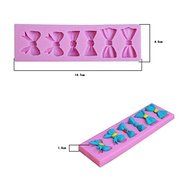 Bow Tie Bowknot Silicone Fondant Cake Mold Chocolate Clay Mould
