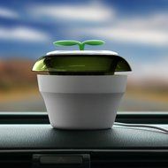 LIWUYOU Personalized Custom Car Air Purifier Ionizer Mini Desktop Fresh USB Green Grass Pot Air Purifier Spray... N4