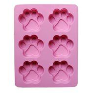 Diy Jelly Ice Cube Silicone Cake Candy Chocolate Lovely Cat Footprint Flex Making Molds Moulds