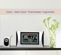 Atomic Digital Weather Station Digital Thermometer with Indoor Outdoor Remote Sensor N2