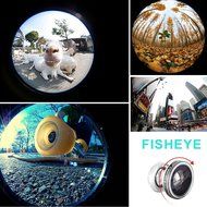 3 In 1 Universal Phone Camera Lens Kit with 0.4X Super Wide Angle Lens, 180 Degree Fish Eye Lens and 10X Macro... N18