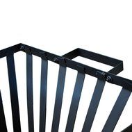 Gracelove Outdoor Fire Pit Basket Backyard Deck Fireplace Stove Steel Patio Heater N3