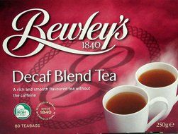 Bewley's Decaf Blend Tea Bags, 250 gram, 80 Tea Bags