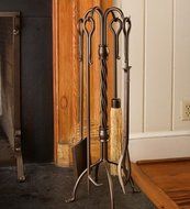 Hand-Forged Closed Weave Toolset, 9-1/2&quot; dia. x 31-1/2&quot;H, in Bronze