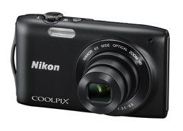Nikon COOLPIX S3300 16 MP Digital Camera with 6x Zoom NIKKOR Glass Lens and 2.7-inch LCD (Black) N4