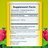 Buddha's Herbs Premium Raspberry Leaf Tea, 22-Count Tea Bags (Pack of 2) N6