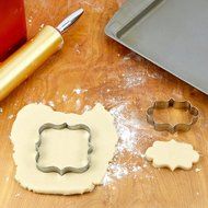 Bakerpan Stainless Steel Cookie Cutter Plaques II Set of 2 N2
