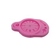 Wocuz WZ1232 Pocket Watch Shape Silicone Mold Fondant Mold Cupcake Cake Top Decoration Tool Cake Side Decorating... N3