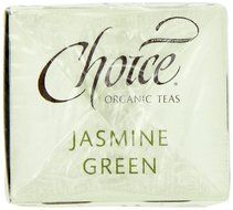 Choice Organic Jasmine Green Tea, 16-Count Box (Pack of 6) N4