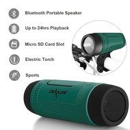 ZEALOT S1 Multi-in-1 Function Bicycle Speaker Long Playtime Bluetooth Speakers Music Player/Torch/Power Bank/FM... N4