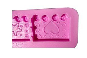 Wocuz MK585 Silicone Mini-train Shape Fondant Mold Candy Making Mold Cake Decoration Gum Mould N7