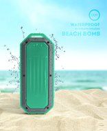 iJoy Beach Bomb IP66 Waterproof Shockproof Portable Bluetooth Speaker With built in Mic Aux-In and 2,000mAh Battery... N33