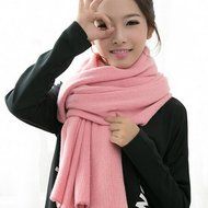 KAKA(TM) Women&#039;s Korean Artistic Stylish Winter Colorful Knitting Wool Scarves Oversized Dual Using Scarf Shawl... N3