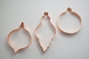Trio of Vintage Style Christmas Ornament Cookie Cutters