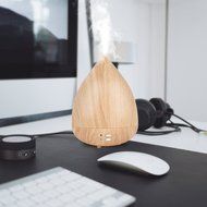 oobest Wood Grain Essential Oil Diffuser Humidifier-300ML Diffuser Cool Mist Humidifier Air Purifier Use with... N6