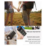 Portable Waterproof Bluetooth Wireless Speaker with PowerBank 5200mAh Rechargeable Battery,20 Hours Playtime,... N9