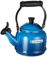 Le Creuset Enamel-on-Steel Demi 1-1/4-Quart Teakettle, Caribbean N3