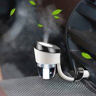 YJY 2-Hours 50mL Aromatherapy Essential Oil Diffuser for Car with USB Port Hub, Silent Ultrasonic Waterless Auto...