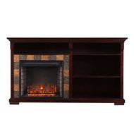 Southern Enterprises Sterling Bookshelf Electric Fireplace, Espresso