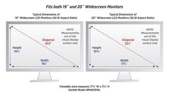 Kantek LCD Monitor Magnifier Filter, Fits 19 Inch Widescreen LCD Screen (MAG19WL) N4