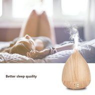 oobest Wood Grain Essential Oil Diffuser Humidifier-300ML Diffuser Cool Mist Humidifier Air Purifier Use with... N8