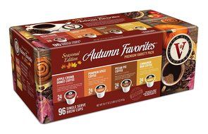 Victor Allen Coffee Autumn Favorites Single Serve K-cup, 96 Count (Compatible with 2.0 Keurig Brewers)