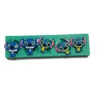 Yunko 3d Mini Stitch Silicone Fondant Cake Decoration candy Chocolate Mold