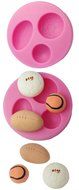 FOUR-C Silicone Mold Sports Football Cake Decorating Tools Color Pink N2