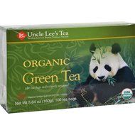 Uncle Lee's Organic Green Tea -- 100 Tea Bags net wt 5.64 oz (160g) N2