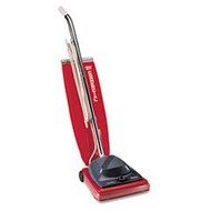 ** Sanitaire Commercial Upright Vacuum w/Vibra-Groomer II, 16lb, Red **