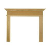 Monticello Fireplace Mantel Surround Shelf Length: 72.5", Finish: Unfinished