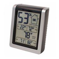 Kissemoji ABS Indoor Humidity Monitor with Totally Wireless Tabletop and Magnet-Mountable Design and Humidity...