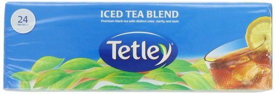 Tetley USA Round Iced Tea Blend Family Size, 24-Count Packages (Pack of 6) N4