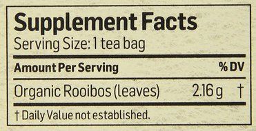 Alvita Organic Rooibos Herbal Tea Bags, 24 Count