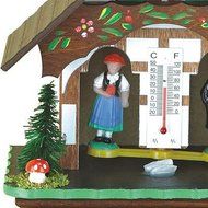 German Black Forest weather house with keyboard TU 1817