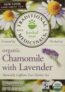 Traditional Medicinals Caffeine Free Organic Herbal Tea, Chamomile With Lavender 16 ea (Pack of 2)