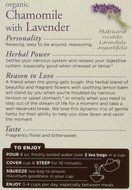 Traditional Medicinals Caffeine Free Organic Herbal Tea, Chamomile With Lavender 16 ea (Pack of 2) N2