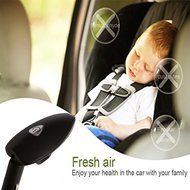 LEDMO Car Air Freshener, Ionizer Air Purifier with Dual USB Car Charger for iPhone Samsung and Android, Protable... N4