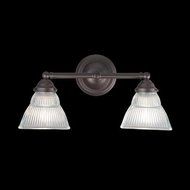 Hudson Valley Lighting Majestic Square 2-Light Vanity Light - Satin Nickel Finish with Clear Glass Shade by Hudson...
