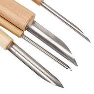 ACE 4pcs Semi Round Hole Cutters Pottery Clay Ceramic DIY Tools For Drilling &amp; Sculpture N3