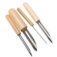 ACE 4pcs Semi Round Hole Cutters Pottery Clay Ceramic DIY Tools For Drilling &amp; Sculpture N4