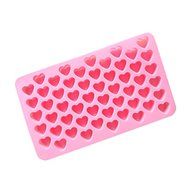 55 Mini Love Chocolate DIY Baking Decoration Silicone Cake mold Pan 7.2"x4.3"x0.5" Color At Random