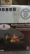 Emberglow Melbourne Oak 24 in. Vent-Free Propane Gas Fireplace Logs